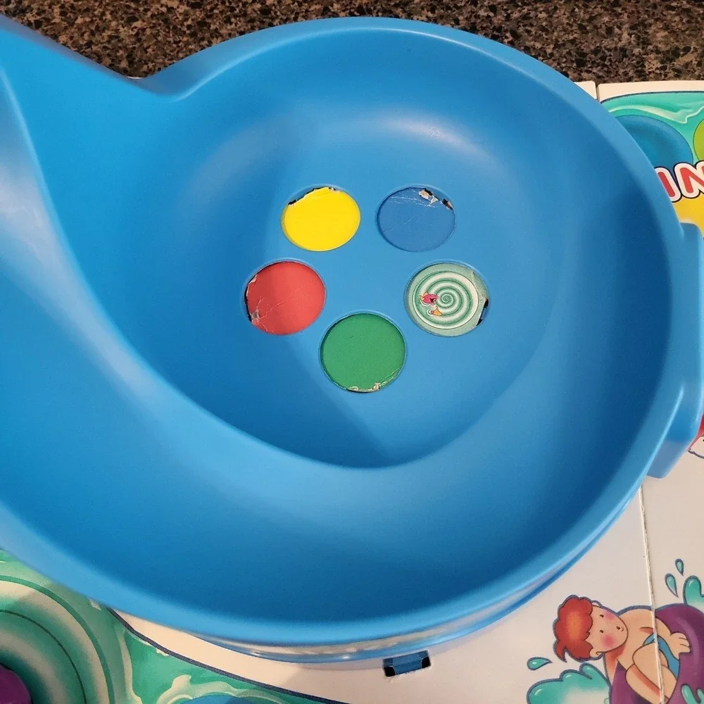 Vintage Playskool Slide 'N Ride Complete Preschool‎ Board Game Color Counting